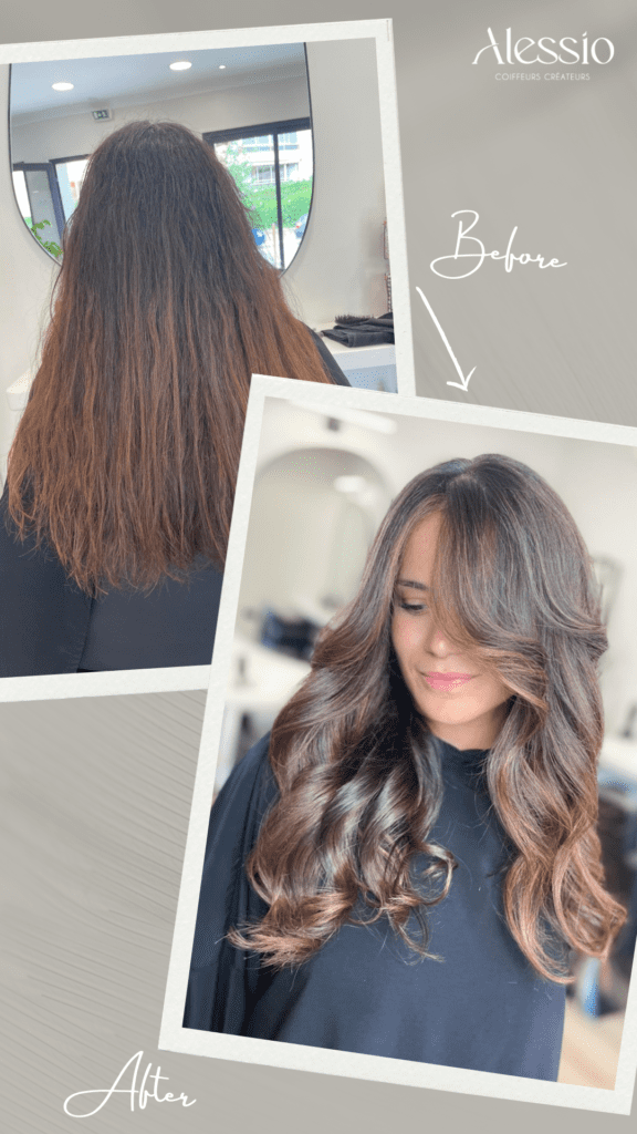 Avant apres balayage o sole mio
